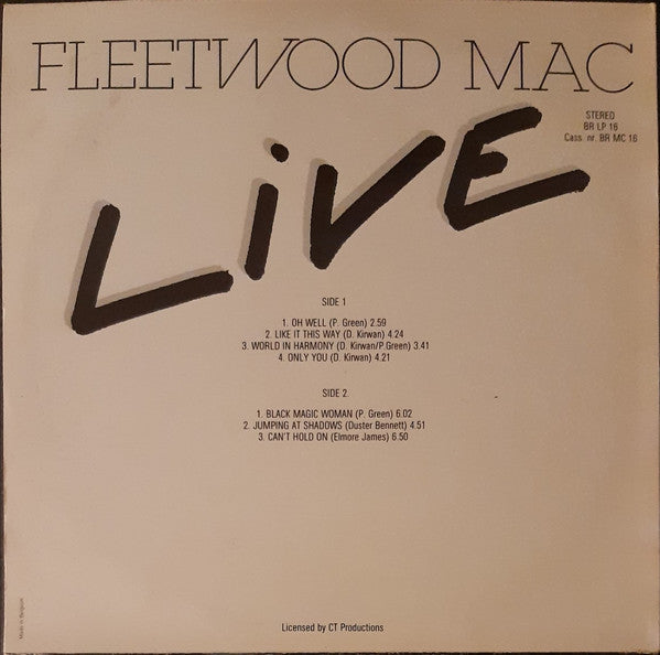 Fleetwood Mac : Live (LP, Album)