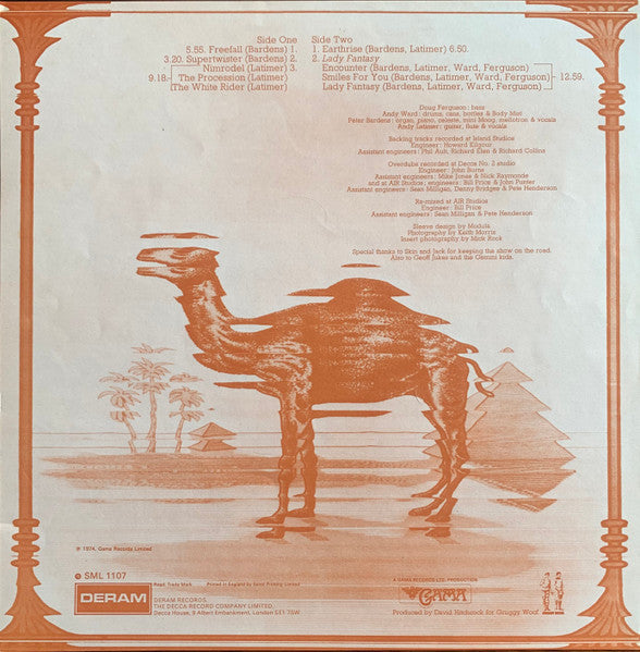 Camel ~ Mirage (Vinyl) - Djungel & Jazz