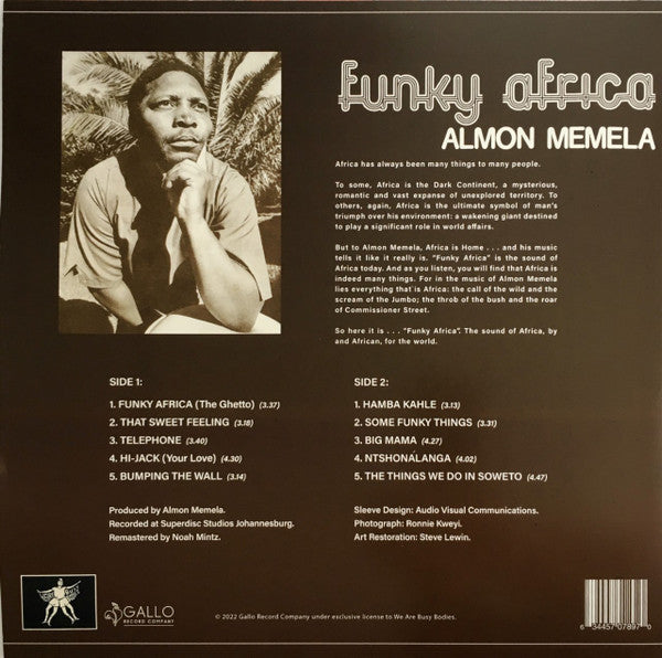 Almon Memela ~ Funky Africa (Vinyl) - Djungel & Jazz