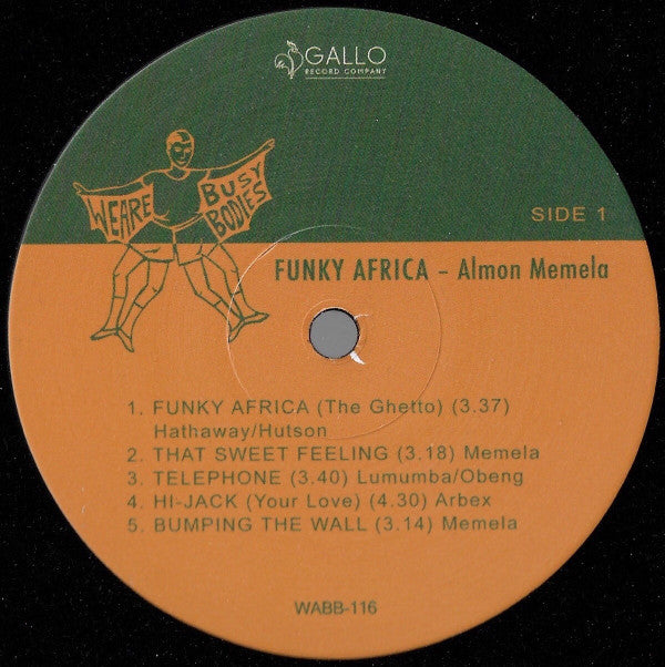 Almon Memela : Funky Africa (LP, Album, RE, RM)