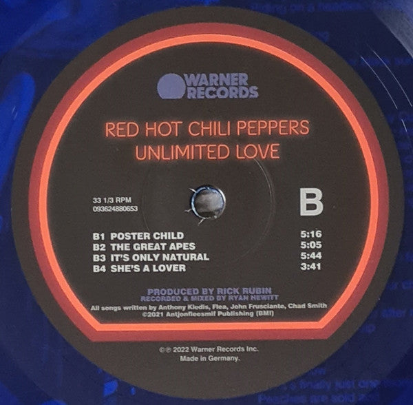 Red Hot Chili Peppers ~ Unlimited Love (Vinyl) - Djungel & Jazz