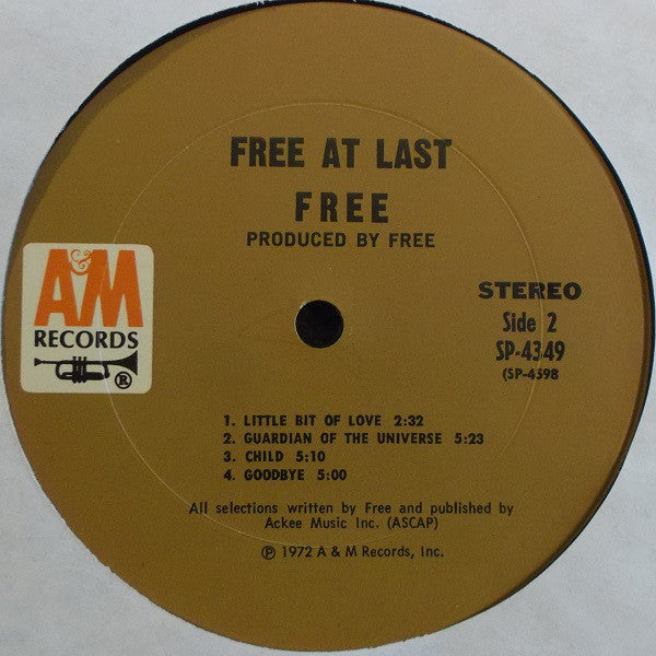 Free ~ Free At Last (Vinyl) - Djungel & Jazz