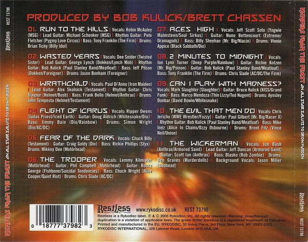 Various ~ Numbers From The Beast (An All Star Salute To Iron Maiden) (Vinyl) - Djungel & Jazz