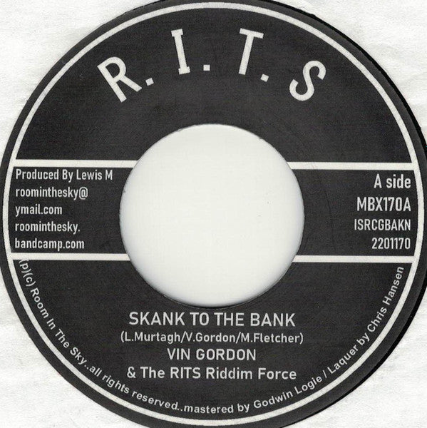 Vin Gordon & The RITS Riddim Force ~ Skank To The Bank (Vinyl) - Djungel & Jazz