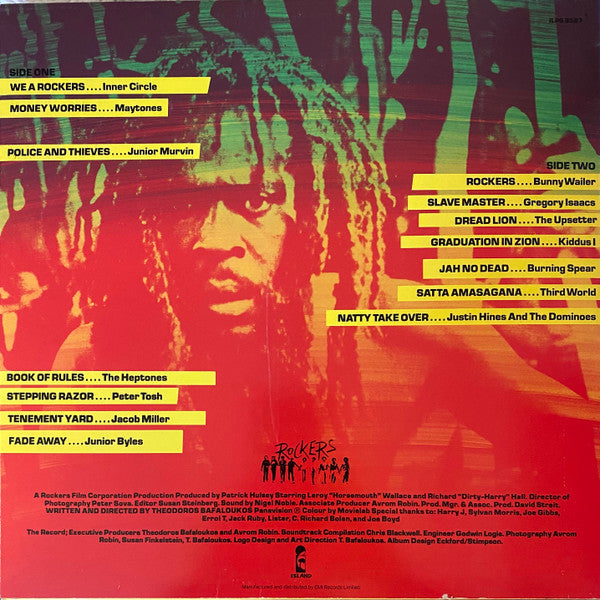 Various : Rockers (Original Soundtrack Recording) (LP, Comp)