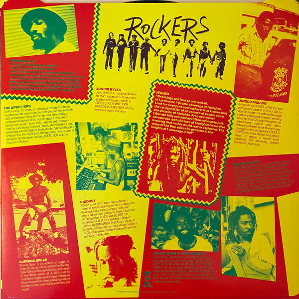 Various : Rockers (Original Soundtrack Recording) (LP, Comp)