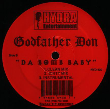 Godfather Don ~ Fame / Da Bomb Baby (Vinyl) - Djungel & Jazz