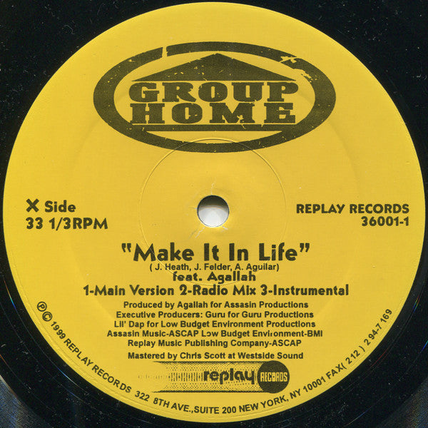 Group Home ~ Make It In Life / Stupid Muthafckas (Vinyl) - Djungel & Jazz