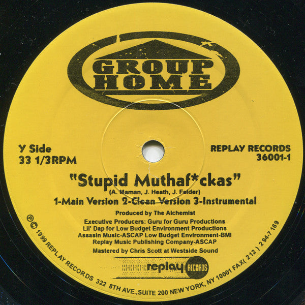 Group Home ~ Make It In Life / Stupid Muthafckas (Vinyl) - Djungel & Jazz