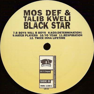 Mos Def & Talib Kweli Are Black Star ~ Mos Def & Talib Kweli Are Black Star (Vinyl) - Djungel & Jazz