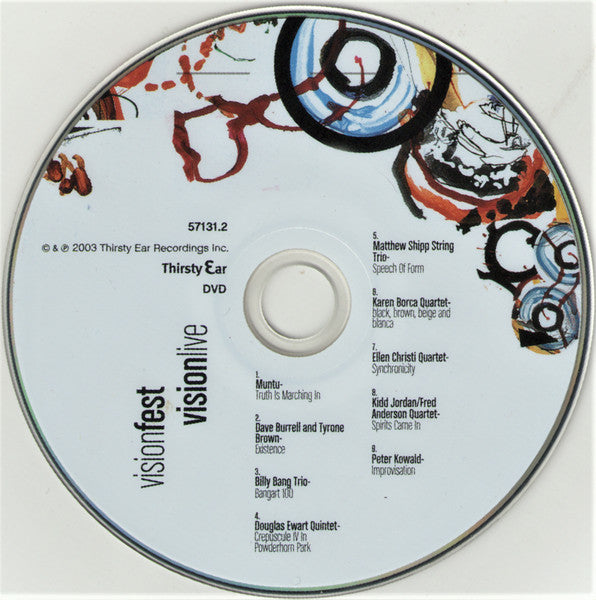 Various ~ Visionfest : Visionlive (Vinyl) - Djungel & Jazz