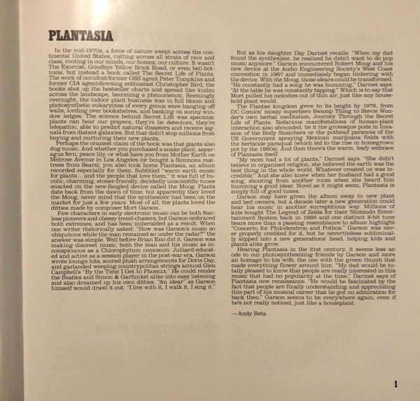 Mort Garson ~ Mother Earth's Plantasia (Vinyl) - Djungel & Jazz