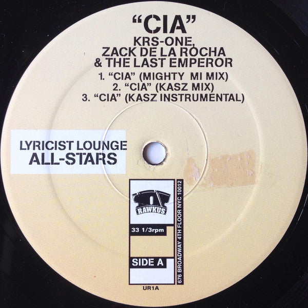 Various : Lyricist Lounge All-Stars (12")