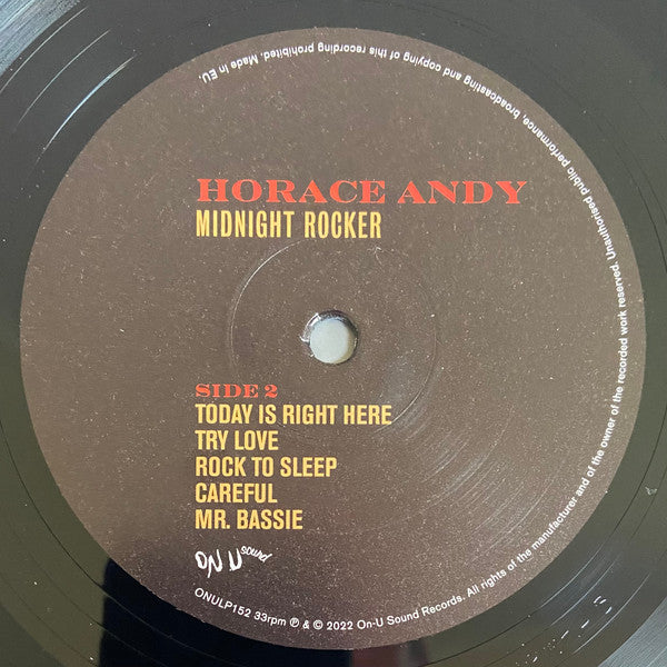 Horace Andy ~ Midnight Rocker (Vinyl) - Djungel & Jazz