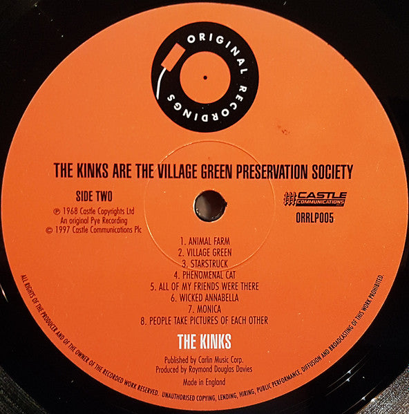 The Kinks ~ The Kinks Are The Village Green Preservation Society (Vinyl) - Djungel & Jazz