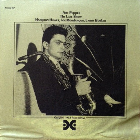 Art Pepper ~ The Late Show (Vinyl) - Djungel & Jazz