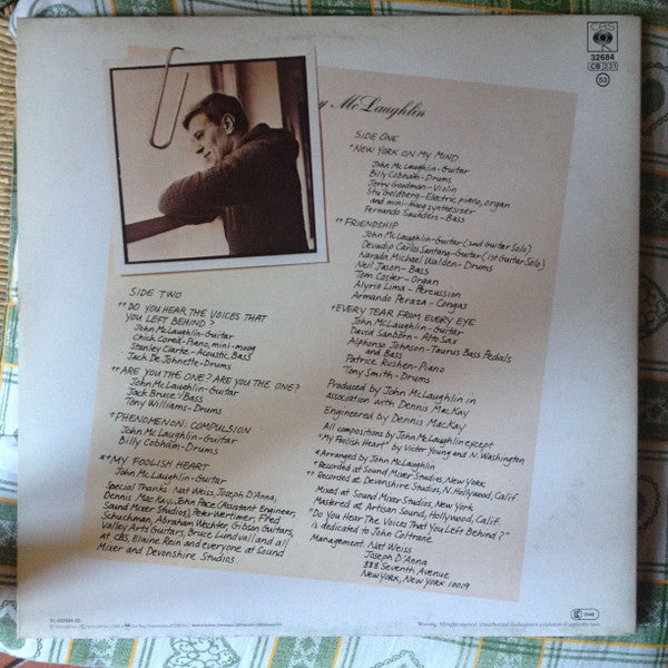 John McLaughlin : Electric Guitarist (LP, Album, RE, Gat)