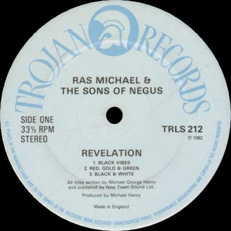 Ras Michael & The Sons Of Negus : Revelation (LP, Album)