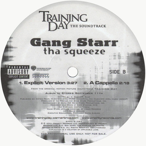 Gang Starr ~ Tha Squeeze (Vinyl) - Djungel & Jazz