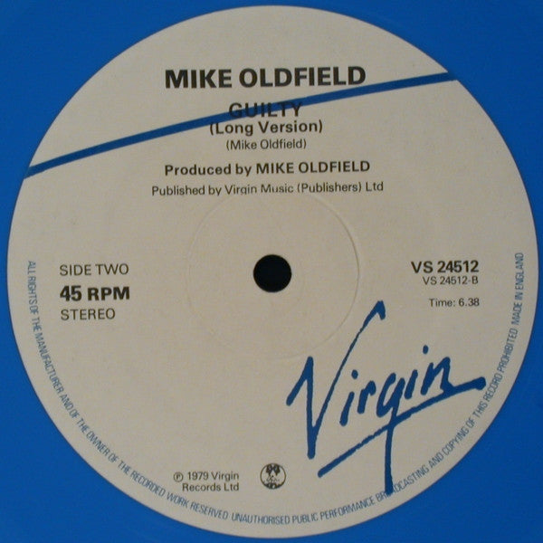 Mike Oldfield ~ Guilty (Vinyl) - Djungel & Jazz