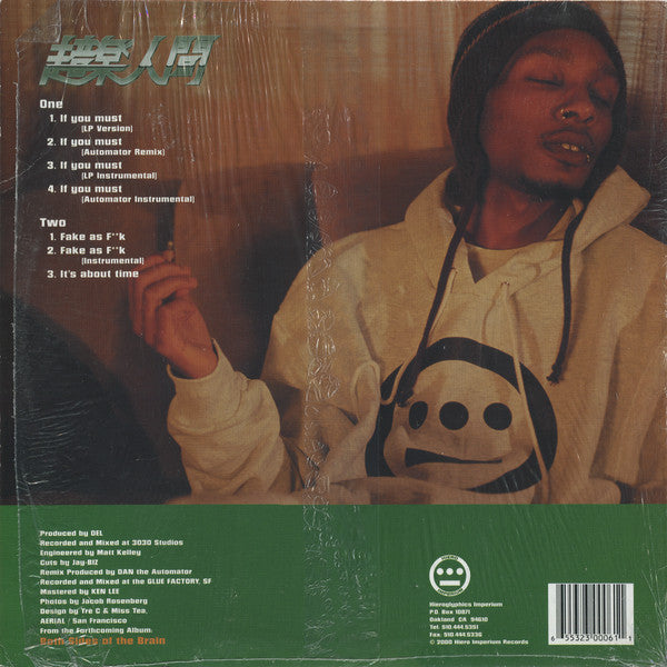 Del The Funky Homosapien* : If You Must (12", Single)