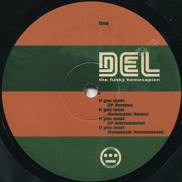 Del The Funky Homosapien* : If You Must (12", Single)