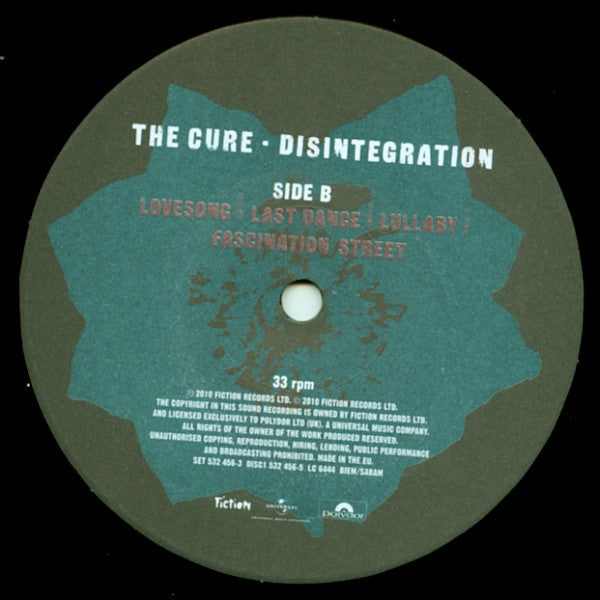 The Cure ~ Disintegration (Vinyl) - Djungel & Jazz