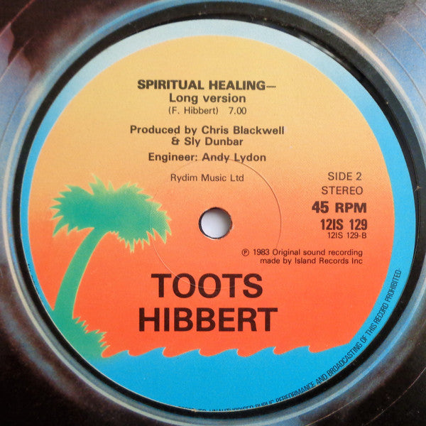 Toots Hibbert : Spiritual Healing (12")