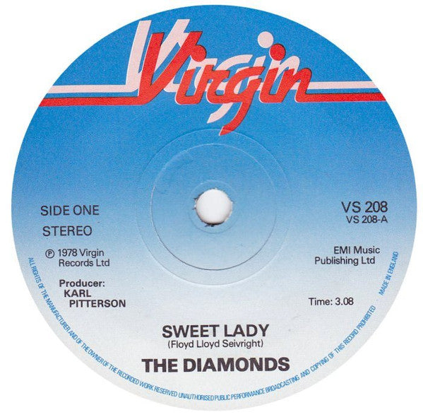 The Mighty Diamonds : Sweet Lady (7", Single)