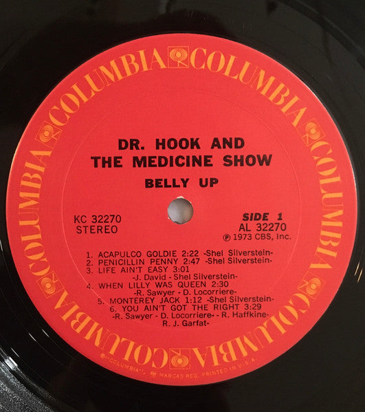 Dr. Hook & The Medicine Show ~ Belly Up (Vinyl) - Djungel & Jazz