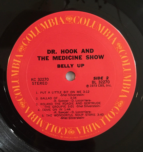Dr. Hook & The Medicine Show ~ Belly Up (Vinyl) - Djungel & Jazz
