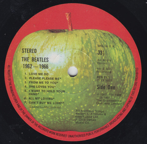 The Beatles : 1962-1966 (2xLP, Comp)