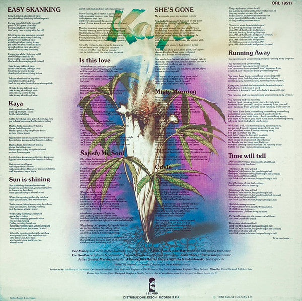 Bob Marley & The Wailers ~ Kaya (Vinyl) - Djungel & Jazz