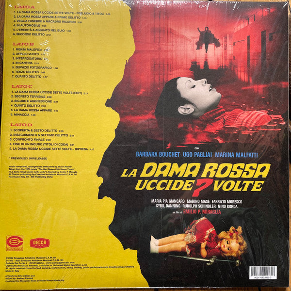 Bruno Nicolai ~ La Dama Rossa Uccide 7 Volte (Colonna Sonora Originale) (Vinyl) - Djungel & Jazz