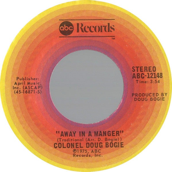 Doug Bogie ~ Away In A Manger / Cokey Cokey (Vinyl) - Djungel & Jazz