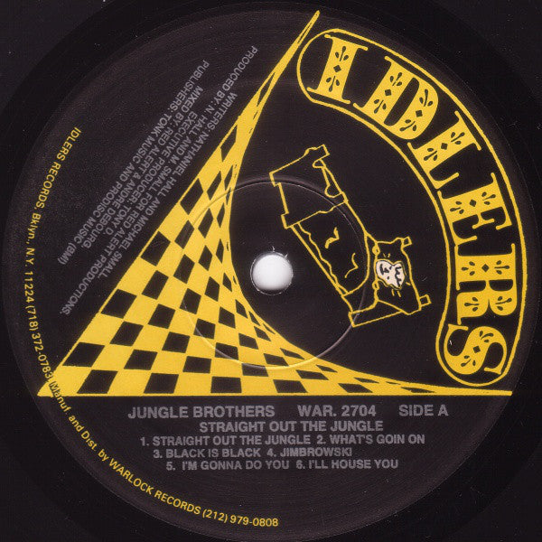 Jungle Brothers ~ Straight Out The Jungle (Vinyl) - Djungel & Jazz