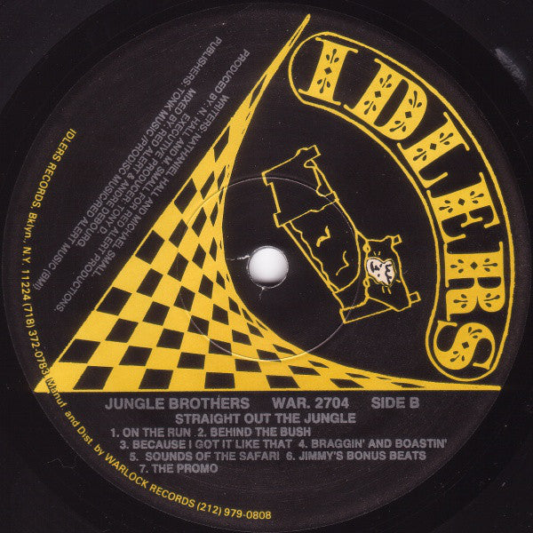 Jungle Brothers ~ Straight Out The Jungle (Vinyl) - Djungel & Jazz
