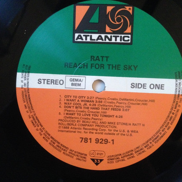 Ratt ~ Reach For The Sky (Vinyl) - Djungel & Jazz