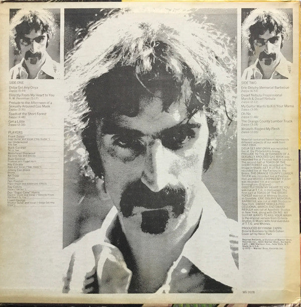 The Mothers Of Invention ~ Weasels Ripped My Flesh (Vinyl) - Djungel & Jazz