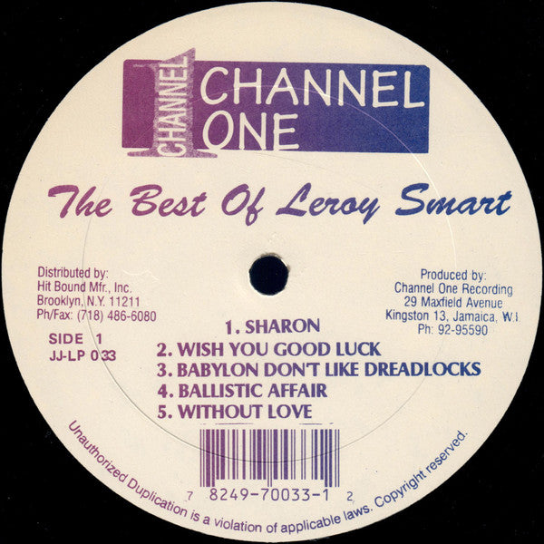 Leroy Smart : The Best Of (LP, Comp, RE)