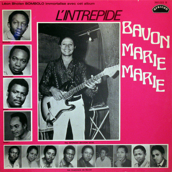 Bholen immortalise avec cet album Bavon Marie Marie Et Orchestre Nègro Succès ~ L'Intrépide Bavon Marie Marie (Vinyl) - Djungel & Jazz