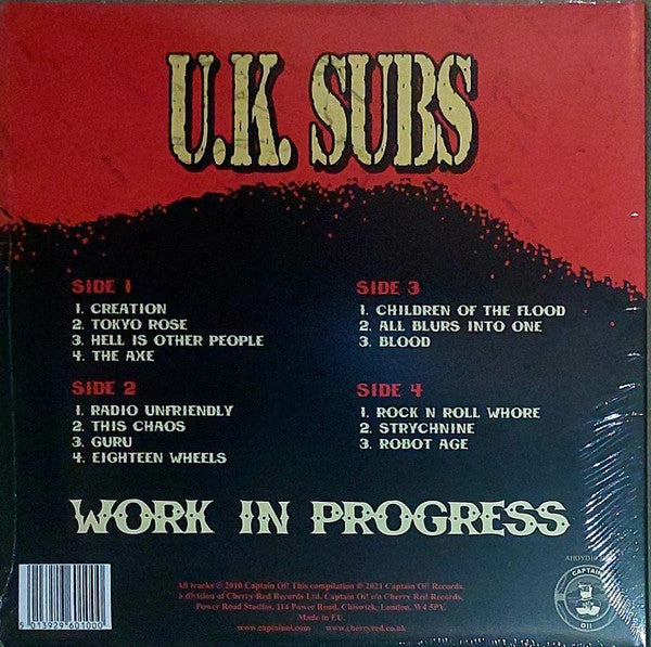 UK Subs ~ Work In Progress (Vinyl) - Djungel & Jazz