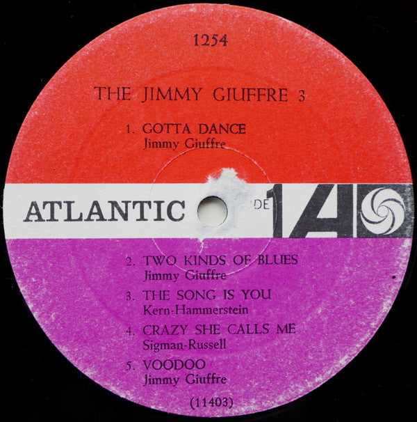 The Jimmy Giuffre 3 ~ The Jimmy Giuffre 3 (Vinyl) - Djungel & Jazz
