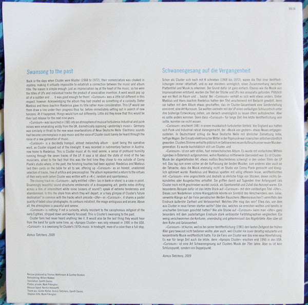 Cluster ~ Curiosum (Vinyl) - Djungel & Jazz