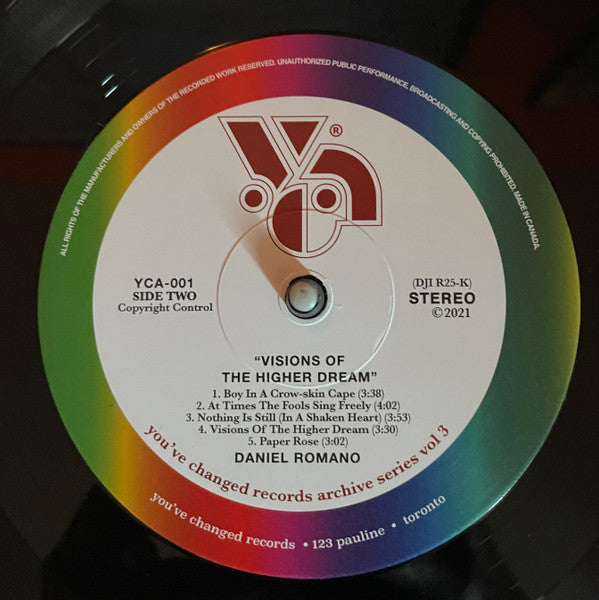 Daniel Romano ~ Visions Of The Higher Dream (Vinyl) - Djungel & Jazz