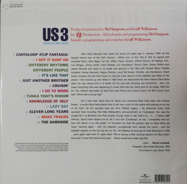 Us3 ~ Hand On The Torch (Vinyl) - Djungel & Jazz