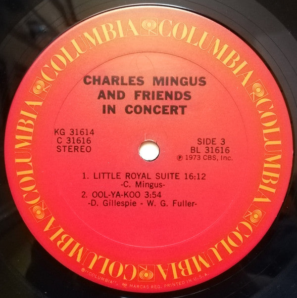 Charles Mingus ~ Charles Mingus and Friends In Concert (Vinyl) - Djungel & Jazz