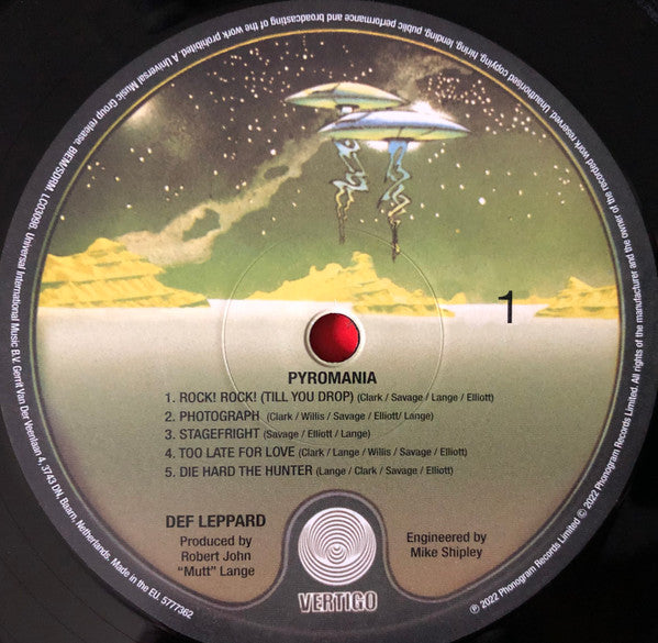 Def Leppard ~ Pyromania (Vinyl) - Djungel & Jazz