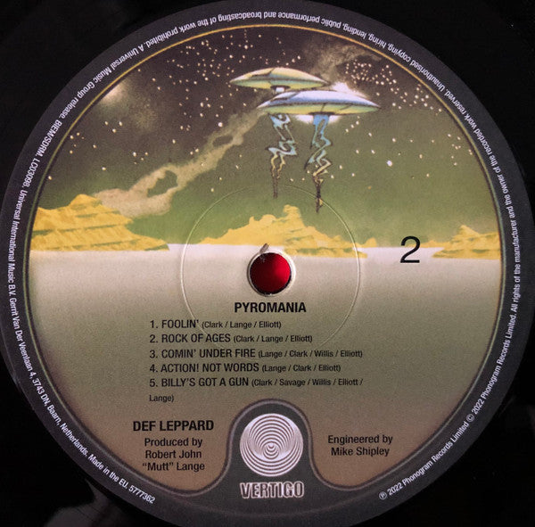 Def Leppard ~ Pyromania (Vinyl) - Djungel & Jazz