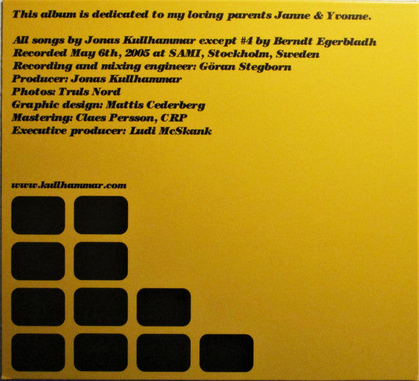 Jonas Kullhammar Quartet ~ Son Of A Drummer (Vinyl) - Djungel & Jazz